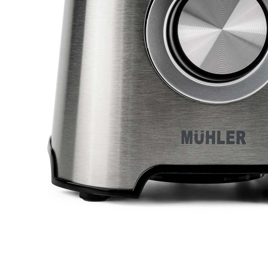 Блендер Muhler MB-555SG, 500W, 1.5 л, стъклена кана Блендер Muhler MB-555SG, 500W, 1.5 л, стъклена кана