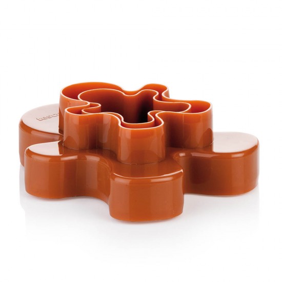 Комплект форми за сладки Tescoma Delicia, коледно човече, 4 размера