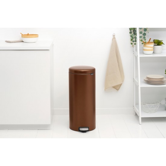 Кош за смет с педал Brabantia NewIcon 30L, Warm Bronze