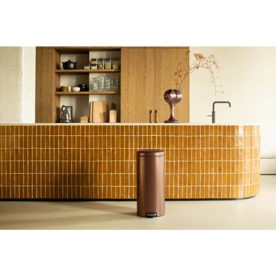 Кош за смет с педал Brabantia NewIcon 30L, Warm Bronze