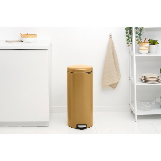 Кош за смет с педал Brabantia NewIcon 30L, Warm Gold