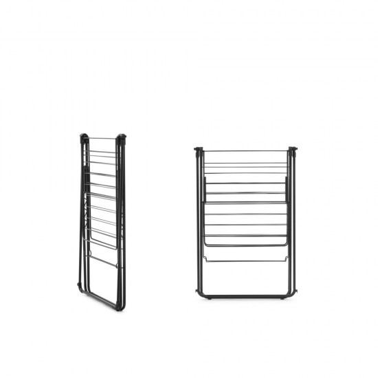 Сушилник за дрехи Brabantia Hangon 20m с допълнителен прът, Matt Black