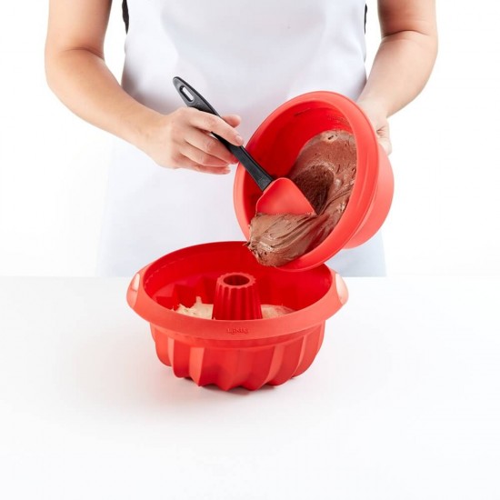 Форма за печене Lekue Ø22cm, силиконова, за кекс Форма за печене Lekue Ø22cm, силиконова, за кекс