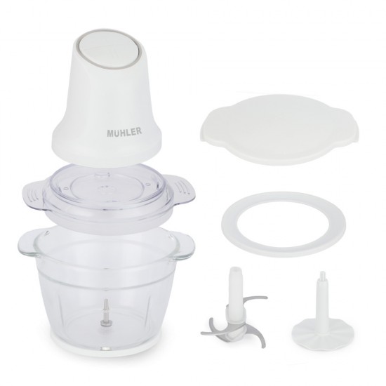 Мини чопър MUHLER MCH-5088, 500W стъклена купа Мини чопър MUHLER MCH-5088, 500W стъклена купа