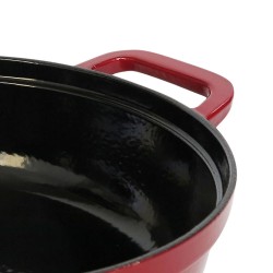 Тиган с ръкохватки Luigi Ferrero Opera FR-3480 34x26.8x8cm, 3.5L, емайлиран чугун