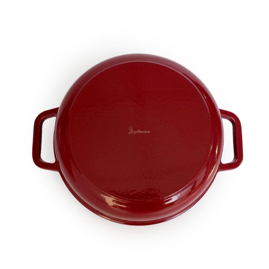 Тиган с ръкохватки Luigi Ferrero Opera FR-3480 34x26.8x8cm, 3.5L, емайлиран чугун
