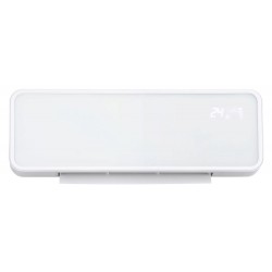 Печка керамична Muhler MCW-2035, 2000W, стенна, стъклен панел, LED дисплей, дистанционно управление