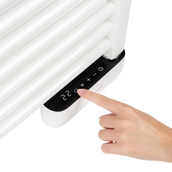 Радиатор-лира за бaня Diplomat К070, 750W, флуид, LED дисплей