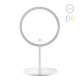 LED козметично огледало за грим Luigi Ferrero FR-801, кръг, 20 cm