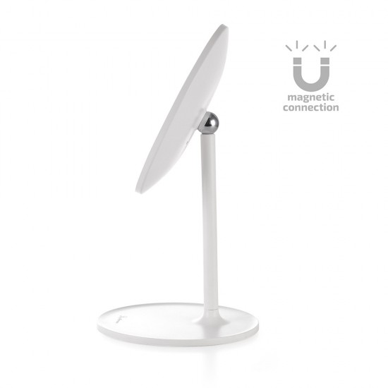 LED козметично огледало за грим Luigi Ferrero FR-801, кръг, 20 cm