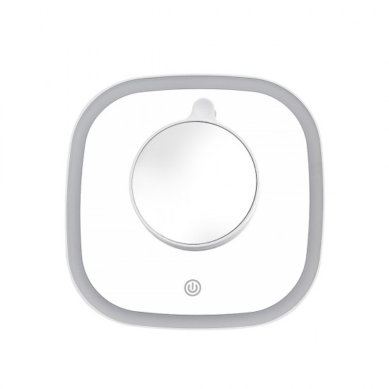 LED козметично огледало за грим Luigi Ferrero FR-805M, квадрат, 20x20 cm