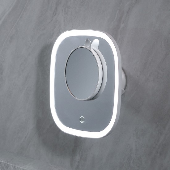 LED козметично огледало за грим Luigi Ferrero FR-805M, квадрат, 20x20 cm