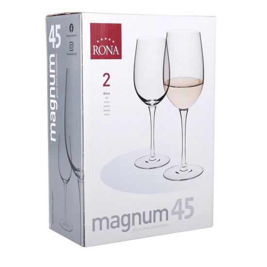 Чаша за вино Rona Magnum 7604 450ml, 2 броя Чаша за вино Rona Magnum 7604 450ml, 2 броя