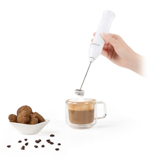 Мини миксер за фрапе 2в1 Muhler FMX - 1010C, безжичен, две приставки, USB type-C