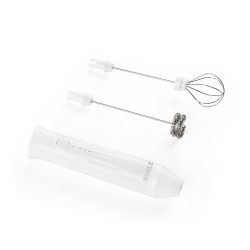 Мини миксер за фрапе 2в1 Muhler FMX - 1010C, безжичен, две приставки, USB type-C