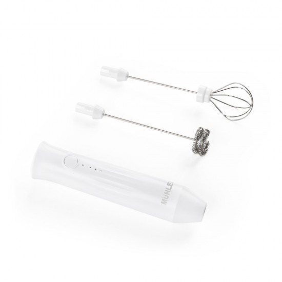 Мини миксер за фрапе 2в1 Muhler FMX - 1010C, безжичен, две приставки, USB type-C