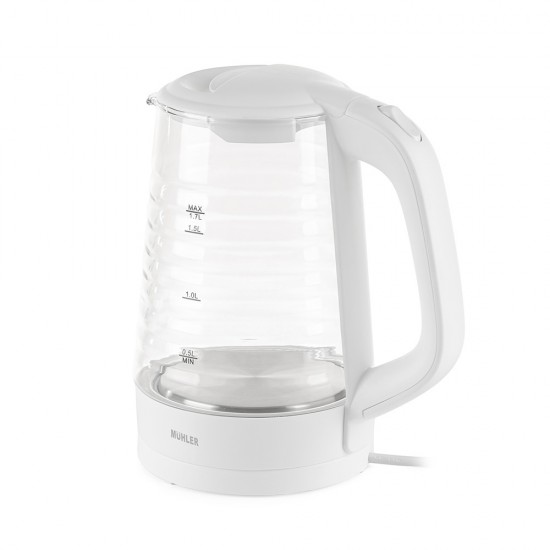 Кана електрическа Muhler WK-189G, 2200W, 1.7л. стъклена