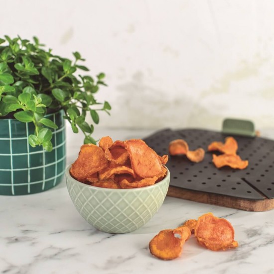 Подложка за печене във фритюрник с горещ въздух Lekue 22x22cm, сива