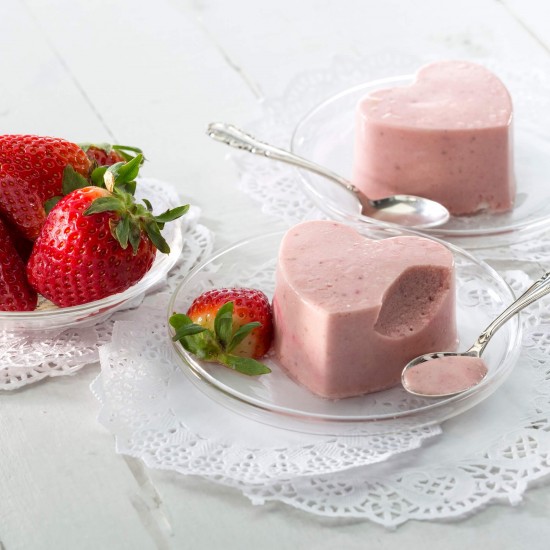 Форма за печене Lekue 30x17.5xH3.4cm, силиконова, за мъфини-сърце