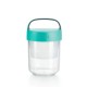 Купичка с отделения Lekue On The Go Turquoise 400ml