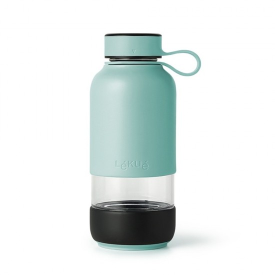 Бутилка с вграден филтър Lekue On The Go Turquoise 500ml