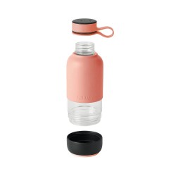 Бутилка с вграден филтър Lekue On The Go Coral 500ml