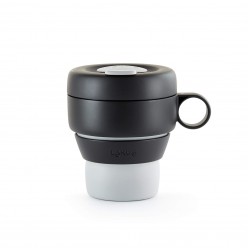 Чаша сгъваема Lekue On The Go Grey 350ml