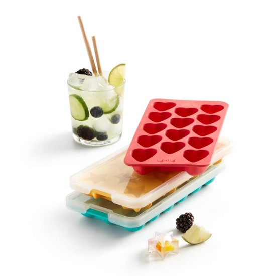 Форма за лед с капак Lekue, звезди