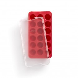 Форма за лед с капак Lekue, 18 полусфери