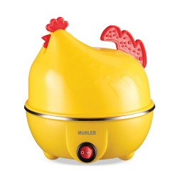 Уред за варене на яйца Muhler ME-277, 350W, 7 яйца, Chik, жълта