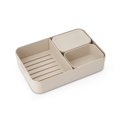 Кутия за обяд Brabantia Make&Take 2L, Soft Beige, с разделители