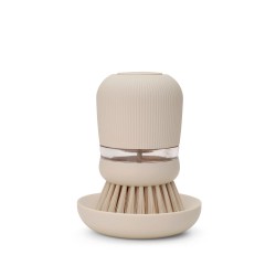 Четка с дозатор за препарат за съдове Brabantia SinkSide Soft Beige