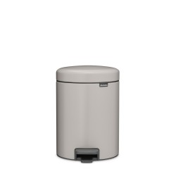 Кош за смет с педал Brabantia NewIcon 5L, Soft Grey