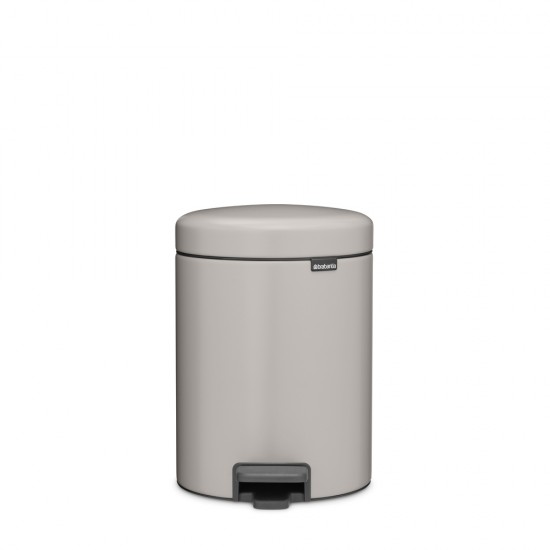 Кош за смет с педал Brabantia NewIcon 5L, Soft Grey