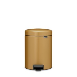 Кош за смет с педал Brabantia NewIcon 5L, Warm Gold
