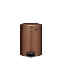 Кош за смет с педал Brabantia NewIcon 5L, Warm Bronze