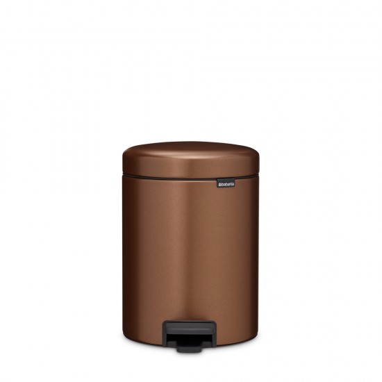 Кош за смет с педал Brabantia NewIcon 5L, Warm Bronze