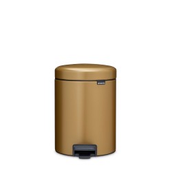 Кош за смет с педал Brabantia NewIcon 5L, Warm Brass
