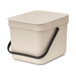 Кош за смет за разделно събиране Brabantia Sort&Go 6L, Soft Beige