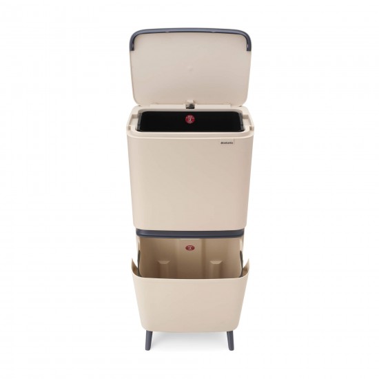 Кош за смет за разделно събиране Brabantia SortUp Hi 20+25L, Soft Beige