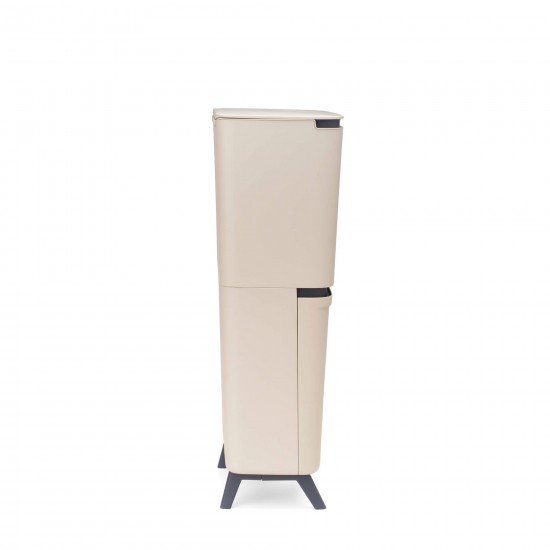 Кош за смет за разделно събиране Brabantia SortUp Hi 20+10+10L, Soft Beige