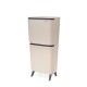 Кош за смет за разделно събиране Brabantia SortUp Hi 20+10+10L, Soft Beige