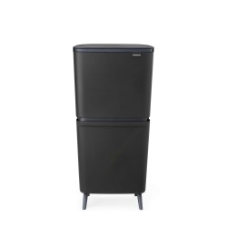 Кош за смет за разделно събиране Brabantia SortUp Hi 20+10+10L, Dark Grey