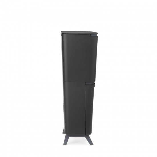 Кош за смет за разделно събиране Brabantia SortUp Hi 20+10+10L, Dark Grey