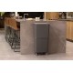 Кош за смет за разделно събиране Brabantia SortUp Hi 20+10+10L, Dark Grey