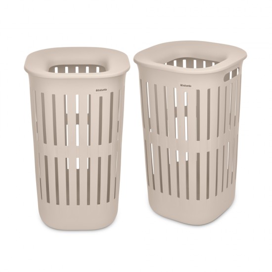 Комплект кошове за пране Brabantia Collect-It 55L, Soft Beige 2 броя