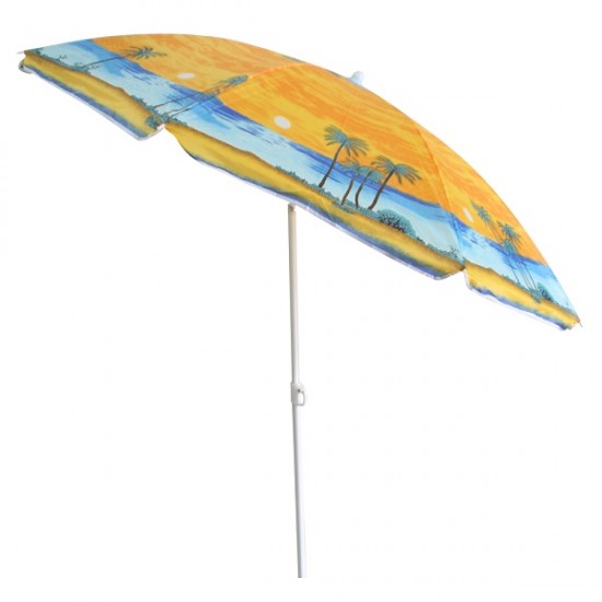 Плажен чадър Muhler U5038 Mix Colors, 160xH180cm Плажен чадър Muhler U5038 Mix Colors, 160xH180cm