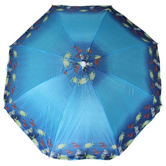 Плажен чадър Muhler U5038 Mix Colors, 160xH180cm Плажен чадър Muhler U5038 Mix Colors, 160xH180cm