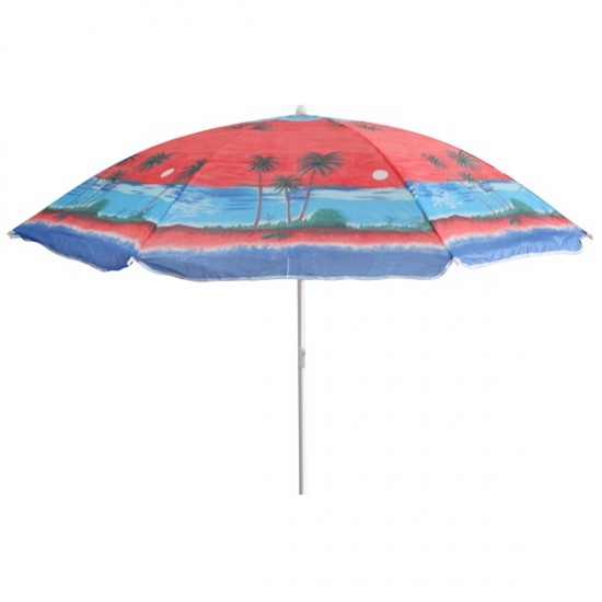 Плажен чадър Muhler U5038 Mix Colors, 160xH180cm Плажен чадър Muhler U5038 Mix Colors, 160xH180cm