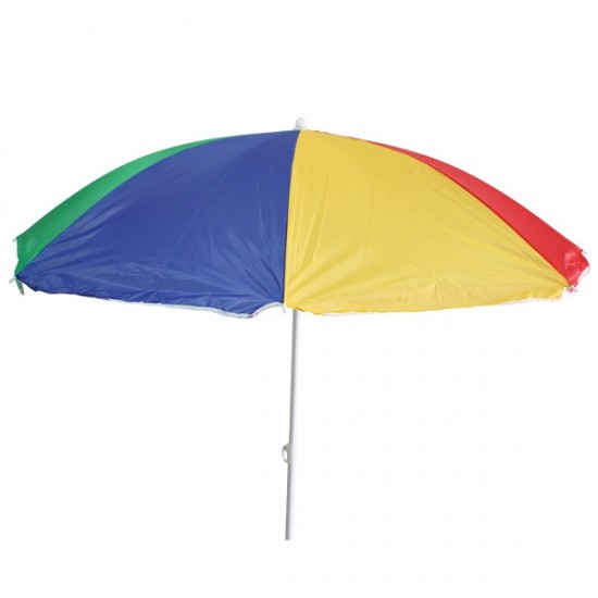Плажен чадър Muhler U5038 Mix Colors, 160xH180cm Плажен чадър Muhler U5038 Mix Colors, 160xH180cm